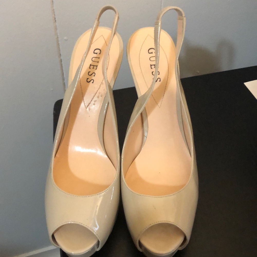 Guess Beige Dress Heel Shoe